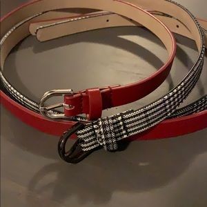 EUC Skinny Belts